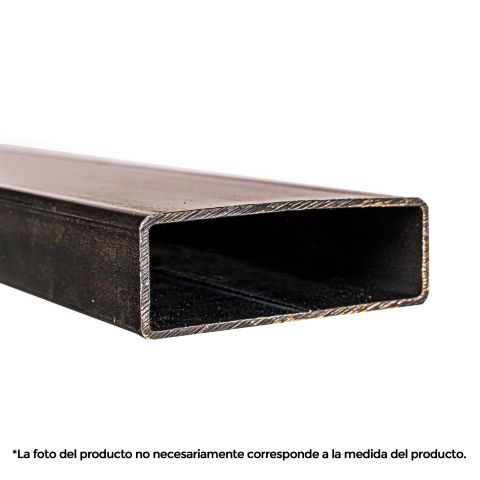 TUBO INDUSTRIAL RECTANGULAR CHAPA 20 1 x 1-1/2