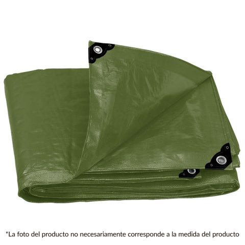 LONA TRUPER  3 X 4 MTS. USO RUDO VERDE OLIVO