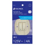 APAGADOR S/PONER DOBLE VOLTECK 