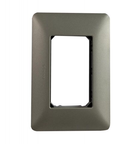 PLACA BTICINO  MATIX  ACERO