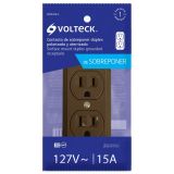 TOMACORRIENTE S/PONER POLARIZADO VOLTECH NEGRO
