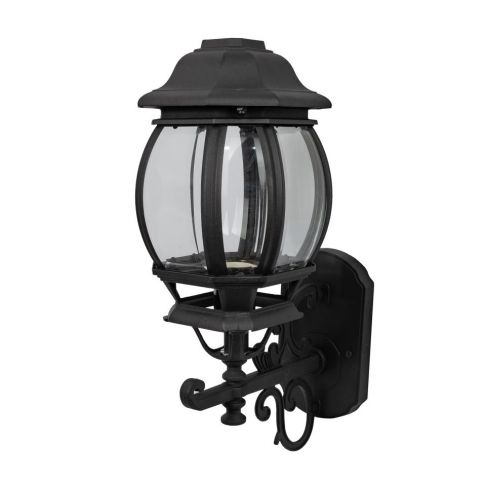 LAMPARA PARED FULGORE FAROL NEGRO