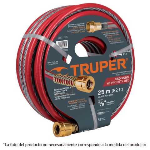 MANGUERA USO RUDO TRUPER 4 CAPAS (15MTS)