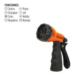 PISTOLA PARA RIEGO  PLASTICA TRUPER  8 FUNCIONES