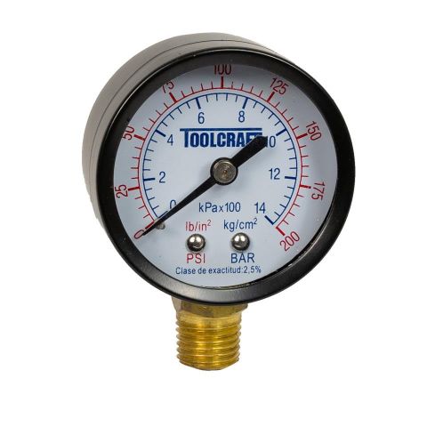 MANOMETRO TOOLCRAFT (200 PSI)